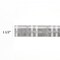 LaRibbons 1 1/2" Wired Ribbon | "Metallic Check" Grey/Multi | 10 Yard Roll